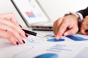 Business people discussing during a meeting